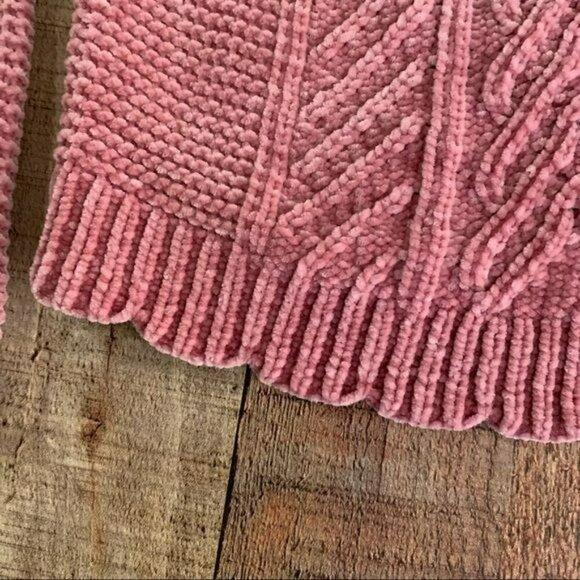 Cynthia Rowley girls soft pink knit crew neck sweater -6X - Picture 6 of 9